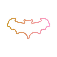Halloween Bat Vector Icon