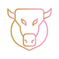 Bison Vector Icon