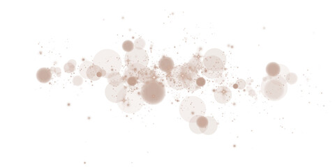 A stunning and beautiful chocolate brown bokeh effect that features glowing orbs along with soft twinkling sparkles