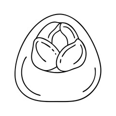 bean bag icon, bean bag vector illustration-simple illustration of bean bag, perfect for bean bag logos and icons