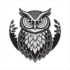 Obraz premium Owl Vector 