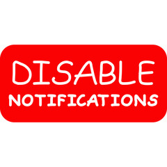 Disable Notifications Icon