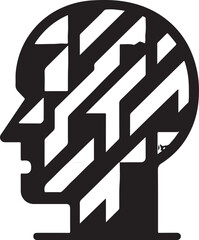 Geometric head illustration