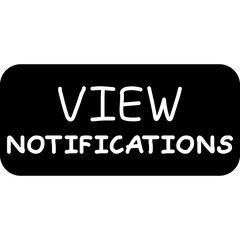 Fototapeta premium View Notifications Icon