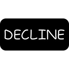 Decline Icon