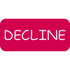 Decline Icon