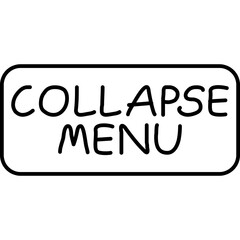 Collapse Menu Icon
