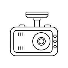 car dashcam icon, car dashcam vector illustration-simple illustration of car dashcam, perfect for car dashcam logos and icons