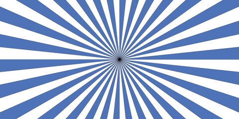 Vector light blue sun rays and sunburst backdrop  Minimal sunrise radiate striped geometric circus light sunburst ray  texture background.  abstract blue sunburst and starburst retro poster  © ATIA