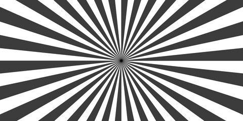 Vector gray sun rays sunburst texture background. Modern seamless retro vintage burst sunrise sunbeamelement spiral striped illustration sunray template wallpaper design 