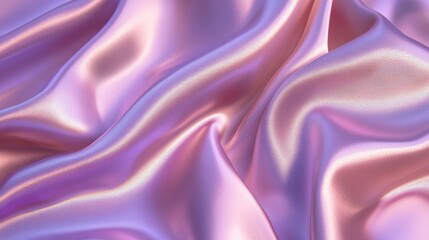 Obraz premium Sublime Drapery of Lavender Silk: A Textured Tapestry of Gentle Hues