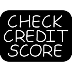 Check Credit Score Icon