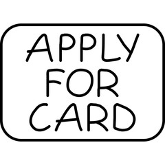 Apply for Card Icon