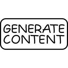 Generate Content Icon