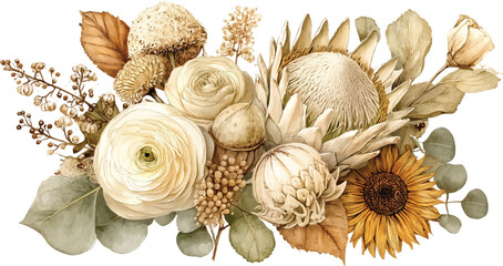 dried flowers