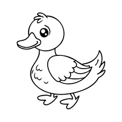 duckling icon, duckling vector illustration-simple illustration of duckling, perfect for duckling logos and icons
