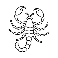 scorpion icon, scorpion vector illustration-simple illustration of scorpion, perfect for scorpion logos and icons