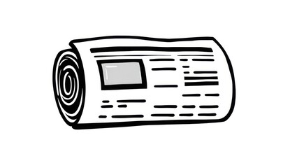 Fototapeta premium vector of a newspaper