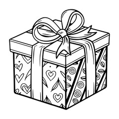 Gift box vector art