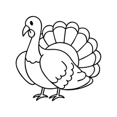 turkey icon, turkey vector illustration-simple illustration of turkey, perfect for turkey logos and icons