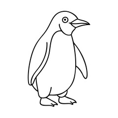 penguin icon, penguin vector illustration-simple illustration of penguin, perfect for penguin logos and icons