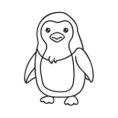 penguin icon, penguin vector illustration-simple illustration of penguin, perfect for penguin logos and icons