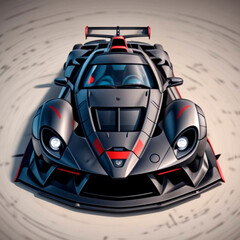 Fototapeta premium car racing car