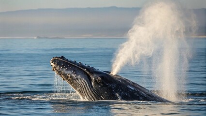 Fototapeta premium dolphin jumping out of water