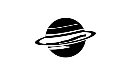 vector illustration of a saturn