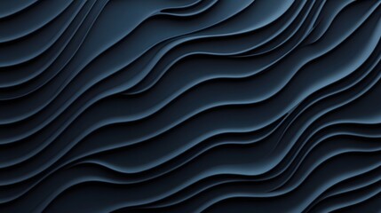 Captivating Abstract Geometric Waves in Striking Futuristic Dark Pattern