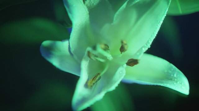 Flower,Red,Blue,Yellow,Green,Purple,CMY,Lily,Petal,Water droplets,Light and Dark,Lighting,Skeleton,Shimmering,Soft Focus,C-UP,HS