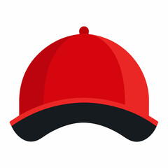 Red Chinese Traditional Hat Isolated On White Background For Culture Celebration And Festive Design Element