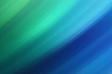 Abstract Digital Artwork – Diagonal Gradient Blend from Deep Green to Vibrant Blue, Soft Fluid Texture, Colorful Noise, Visual Harmony