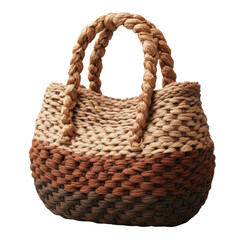 Obraz premium Homemade hand knitted bags isolated on transparent background