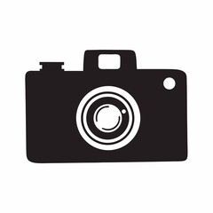 Classic Camera Silhouette Design Photography Equipment Icon Digital Device Pictorial Tool Simple Symbol Communication Technology