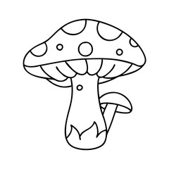 mushroom icon, mushroom vector illustration-simple illustration of mushroom, perfect for mushroom logos and icons