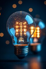 Illuminated Light Bulbs