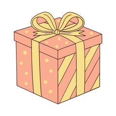 Gift box vector art