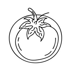 tomato icon, tomato vector illustration-simple illustration of tomato, perfect for tomato logos and icons