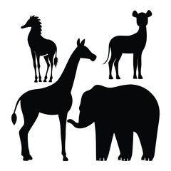 animal silhouette vector