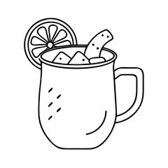 moscow mule in copper mug icon, moscow mule in copper mug vector illustration-simple illustration of moscow mule in copper mug, perfect for moscow mule in copper mug logos and icons