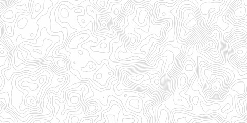 The vector topo map creative discovery White wave spiral grid stripe line map topography. vector geographic contour mounted map discovery location background.	