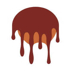 Lush Chocolate Syrup Spill for Artistic Mockups