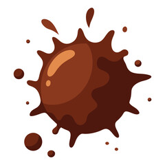 Mobile Ad with Chocolate Splashing Out of a Phone