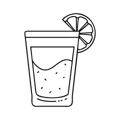 tequila shot icon, tequila shot vector illustration-simple illustration of tequila shot, perfect for tequila shot logos and icons