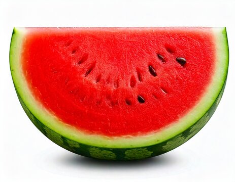  Juicy Watermelon Slice- Stock Photo generated ai 