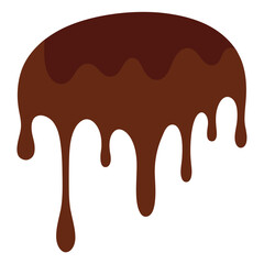 Dynamic Liquid Chocolate Design for Print and Digital