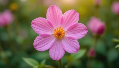 pink cosmos flower