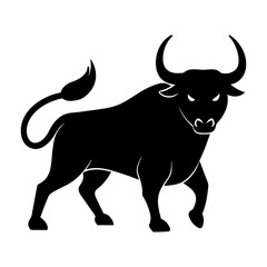 Angry Bull Vector Illustration