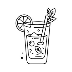 bloody mary icon, bloody mary vector illustration-simple illustration of bloody mary, perfect for bloody mary logos and icons